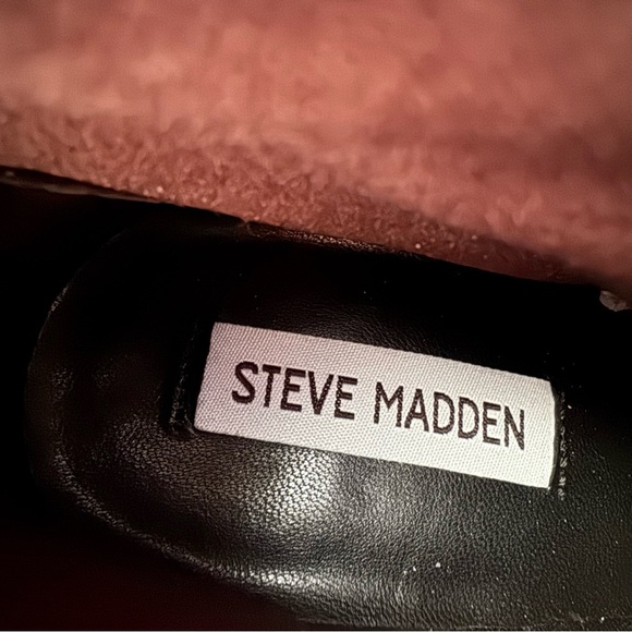 NWT Steve Madden Leather Snip Toe Silvee Ankle Boot Black Size 9.5 - Picture 15 of 15